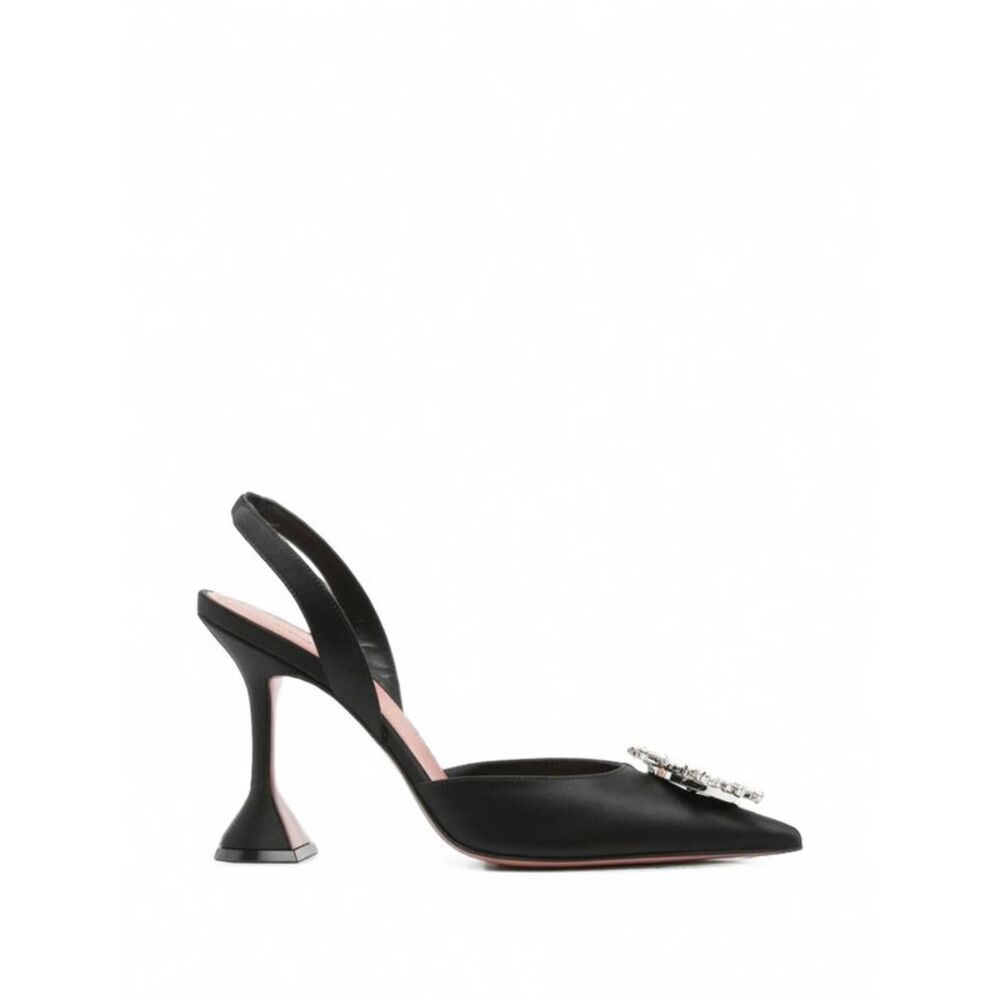 Amina Muaddi Black Shoes Women